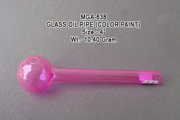 GLASS OIL PIPE COLOR PAINT